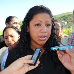 Jessica Barrio líder de la comunidad Las Tablitas.