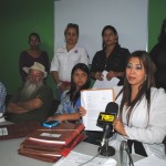 Zulny Bonalde de Muñiz mostró el informe de redición de cuenta de la FSP a la Contraloría Municipal.