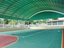 Cancha Techada cuenta con los accesorios para Voleibol y Futbol Sala