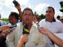 José Quiroz representante del Comité Unificado de Transportistas de Piar.