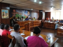 El presidente del CLPP alcalde Gustavo Muñiz hizo exposición de los recursos aprobados 