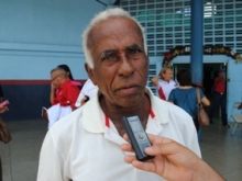Ildemaro Omares, beneficiario y habitante del sector El Valle.