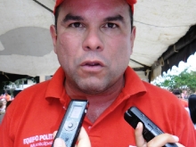 Arsenio González, coordinador de organización del Partido Socialista Unido de Venezuela (Psuv) de Piar.