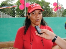 Lucero Pinto vocera del Consejo Comunal.
