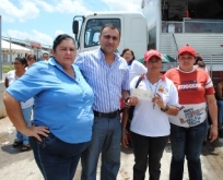 El Alcalde Gustavo Muñiz entregó de recursos  para el  sector Valle Fresco.