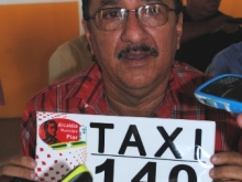 Leo Orta presidente de la Asociación Civil Taxis Upata, invita a los usuarios a utilizar los vehículos identificados