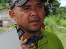 Antonio Méndez, habitante del sector Santa Rosa.