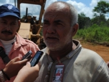 Líder comunal Pedro Blanco.