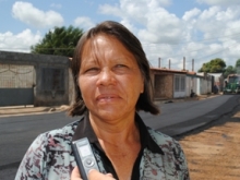 Sonia Vera habitante de la calle Las Violetas