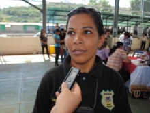 Madelyn Boada, vocera del comité de seguridad ciudadana del Consejo Comunal de la Urbanización Alberto Palazzi,