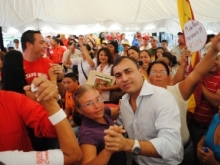 Alcalde Muñiz compartió con los habitantes de Piar