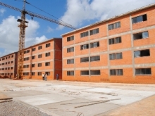 Apartamentos que construye la Gran Misión Vivienda Venezuela en Upata.