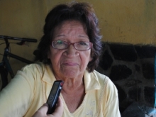 Telma Muñoz habitante del sector Maturín. 