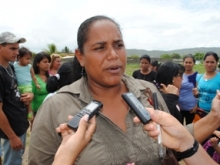 Lilian Castro dirigente comunal.