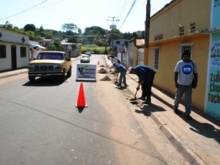 Fundación Yocoima realiza saneamiento en diferentes Calles