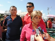Dalila Liccioni sub comisionada del Estado Bolívar de Corpoelec agradeció por el aporte dado por el Alcalde Gustavo Muñiz. 