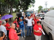 Partido Socialista Unido de Venezuela Psuv desplegado en El Manteco 