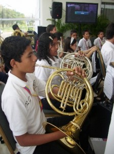 250 niños de la Orquesta de Upata asistieron al evento