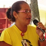 Lupe Rivas vocera del Consejo Comunal en El Manteco