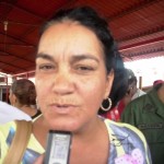 Teresa Peinado vocera del Consejo Comunal de Los Rosos