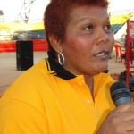 Luisa Bravo vocera del consejo comunal de Bicentenario I y encargada del cafetín del Parque Alejandro Otero