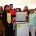 Carmen Martínez de Bicentenario II recibió un congelador Premium