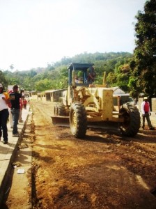 500 toneladas de asfalto se aplican en Sierra El  Pao