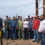 El alcalde Muñiz, inspeccionó el nuevo sistema alternativo de bombeo en Chiripón.