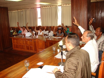 Los consejeros y concejales es Sesión Ordinaria aprobaron obras por un monto de 3 millones 189 mil bolívares fuertes