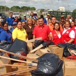 Alcalde Gustavo Muñiz entregó materiales de oficina, limpieza y desmalezadoras a las Aldeas de Misión Sucre.