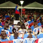 La actividad termino en la noche con la presentación de la Orquesta Juvenil de Upata