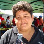 Mariela Hernández habitante de la calle Piar