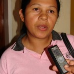 Carmen Vega docente del preescolar en el sector de El Buey.