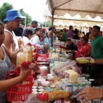 Con 40 toneladas de alimentos el sector Bicentenario celebró Aniversario