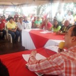 El presidente del CLPP alcalde Gustavo Muñiz hizo exposición de los recursos aprobados a los habitantes de El Manteco