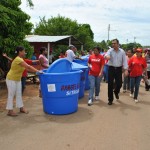 El alcalde Gustavo Muñiz acompañado con los vecinos hizo un recorrido en el sector