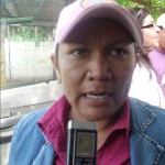 Maigualida Romero  vocera del Consejo Comunal Nueva Voz del sector III de Sierra Tres 